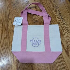 Pink and Cream Tote Bag